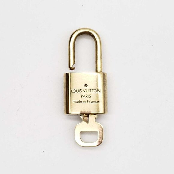 100% Authentic Louis Vuitton Gold Brash 1 Lock and 1 Key - Picture 3 of 9